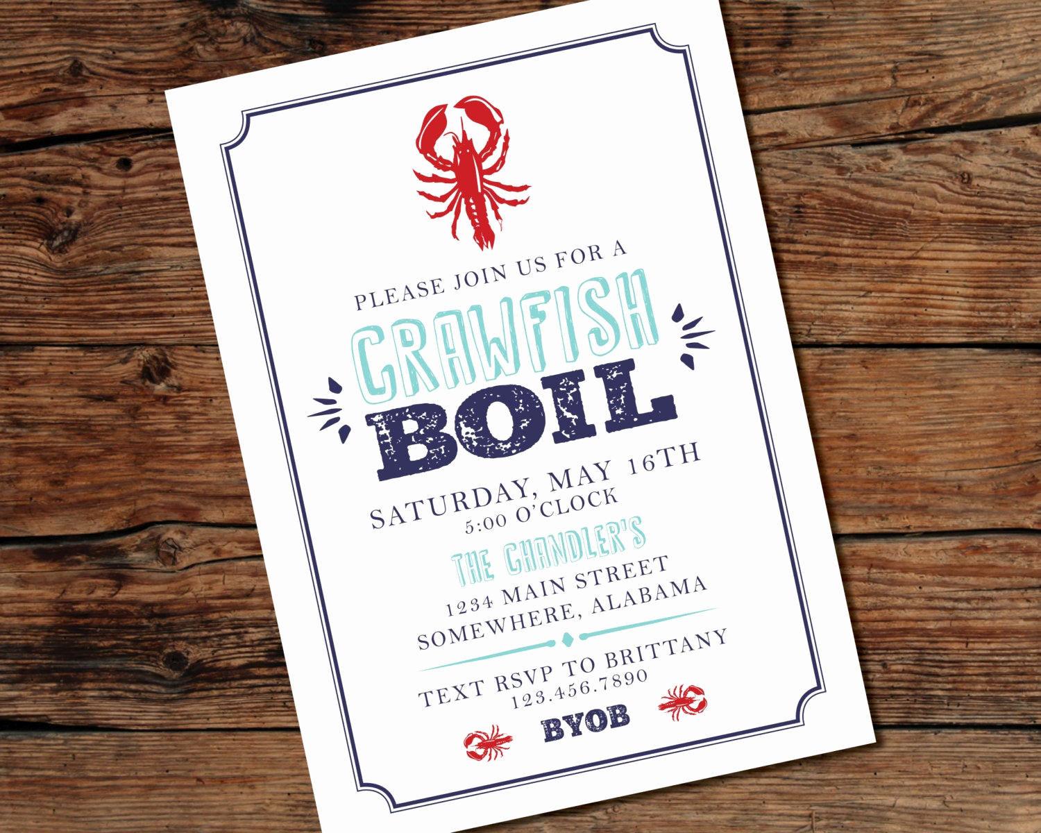 Crawfish Boil Invitation Wording Awesome Printable Crawfish Boil Invitation Low Country Boil