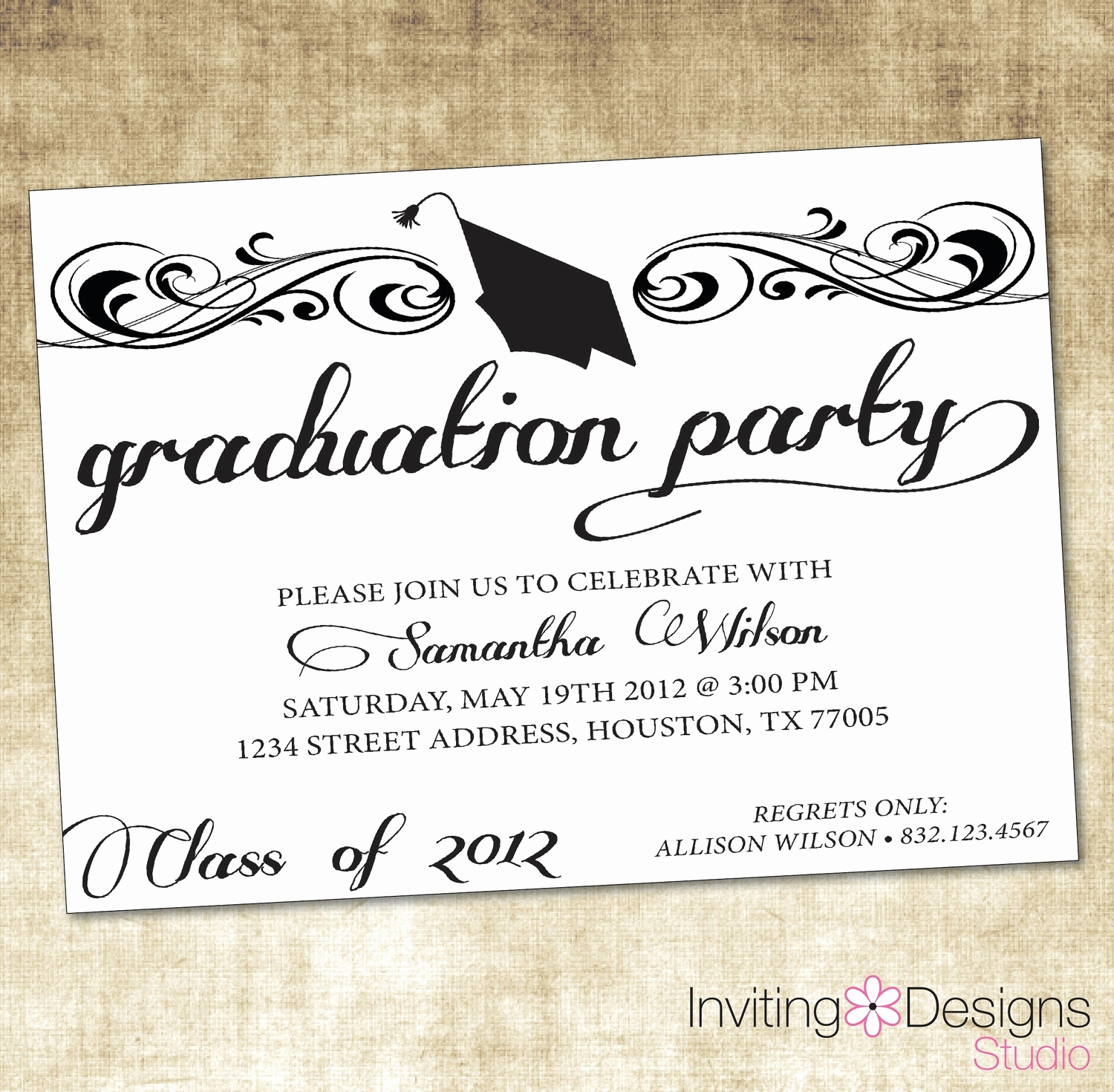 create graduation invitations online free printable