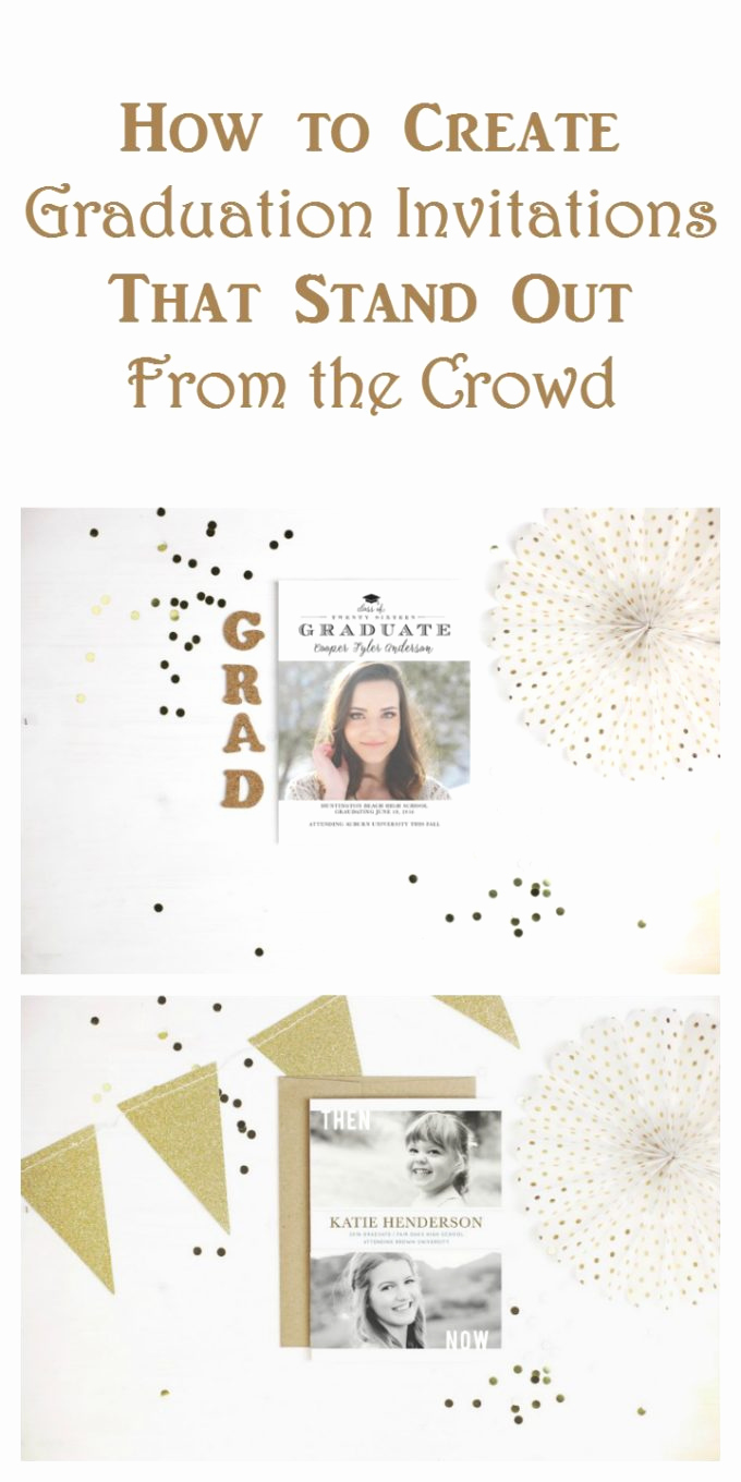 Create A Graduation Invitation New Create Graduation Party Invitations that Stand Out From