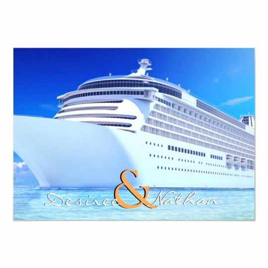 Cruise Ship Wedding Invitation Elegant Cruise Ship Wedding Invitation