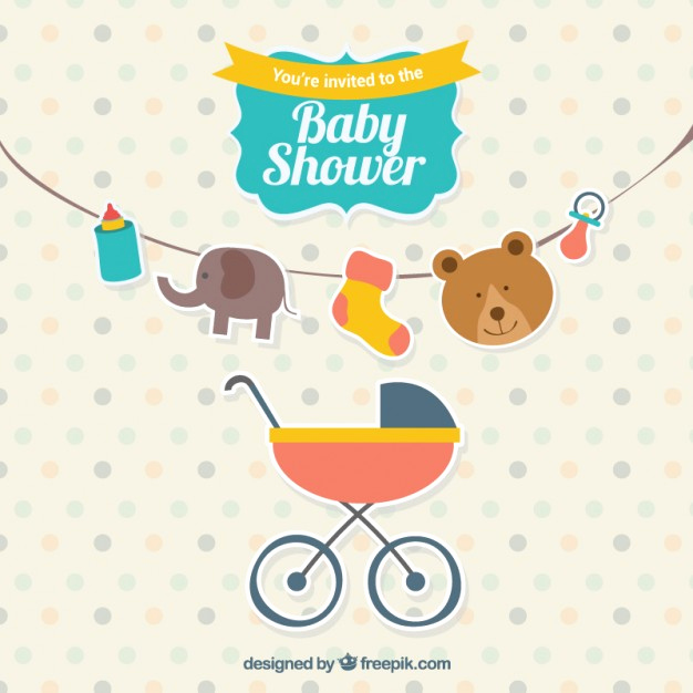 Cute Baby Shower Invitation Ideas Lovely Cute Baby Shower Invitation Vector