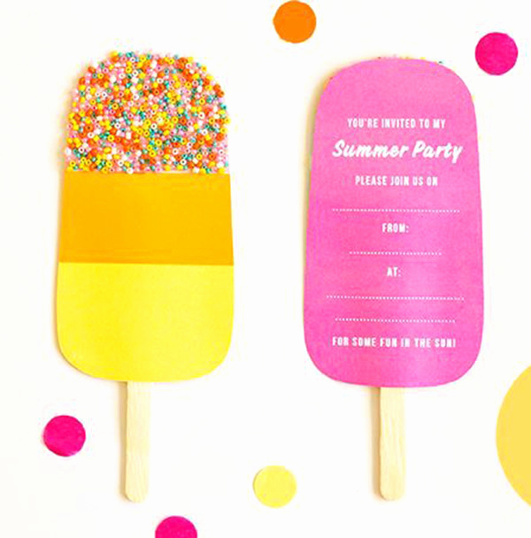 Cute Birthday Invitation Ideas Unique 10 Popsicle Invites Filled with Cuteness B Lovely events
