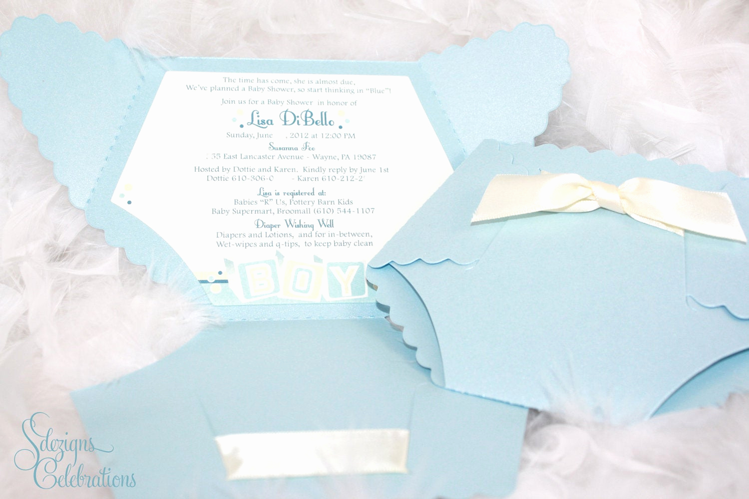 Diaper Baby Shower Invitation Template Beautiful Diaper Baby Shower Invitation Baby Block Design by Sdezigns