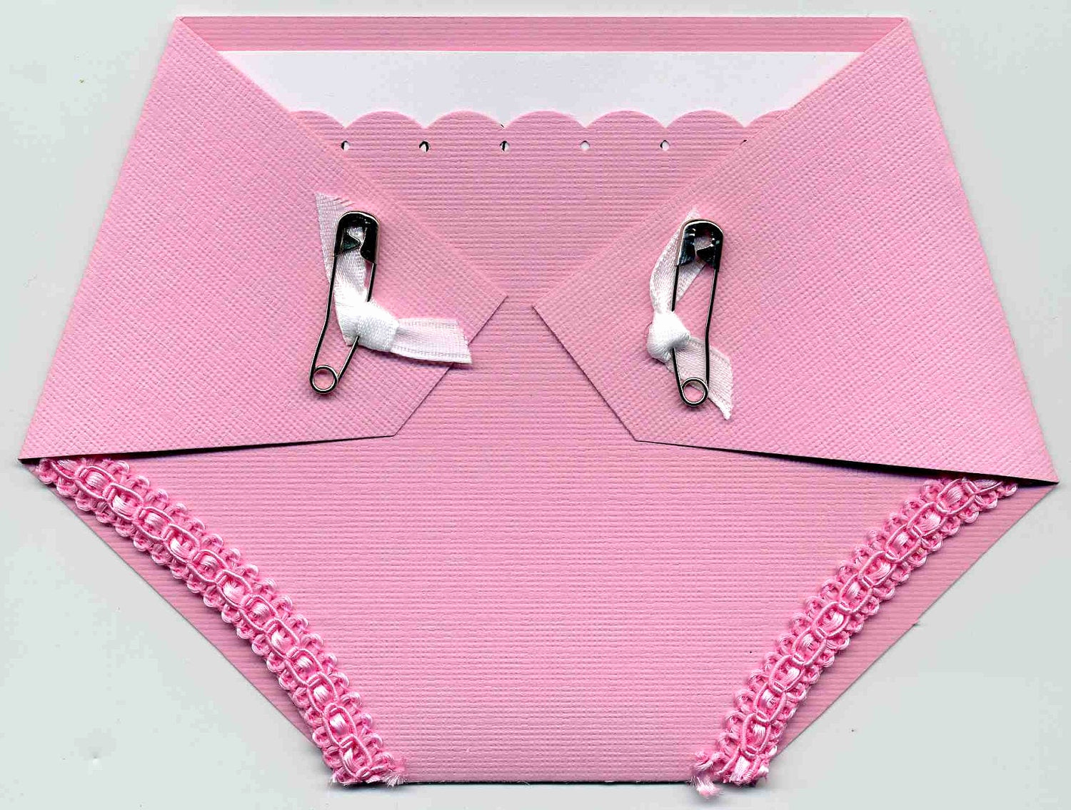 Diaper Baby Shower Invitation Unique Baby Shower Invitation Girl Pink Diaper Shaped Diaper Party