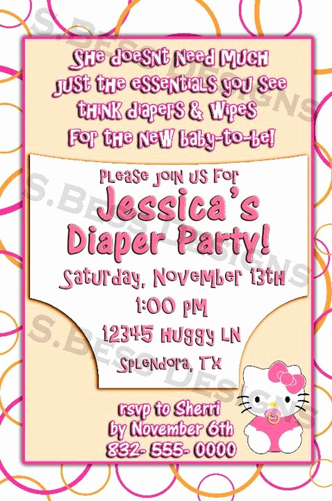 Diaper Party Invitation Template Fresh 17 Best Images About Diaper Baby Shower Party On Pinterest
