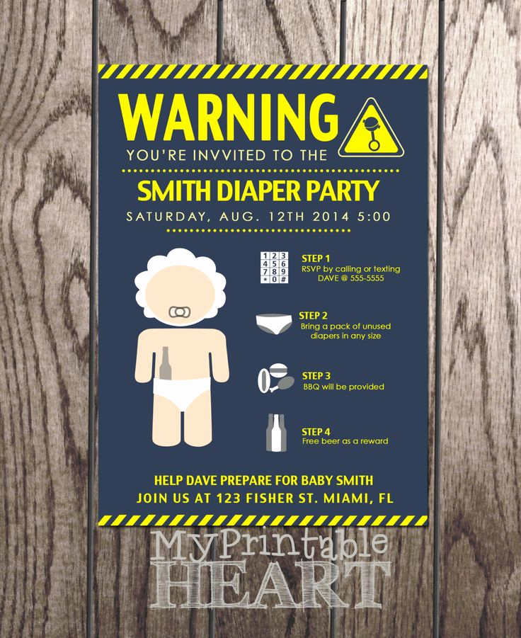 Diaper Party Invitation Templates Free Awesome Best 25 Diaper Party Invitations Ideas On Pinterest