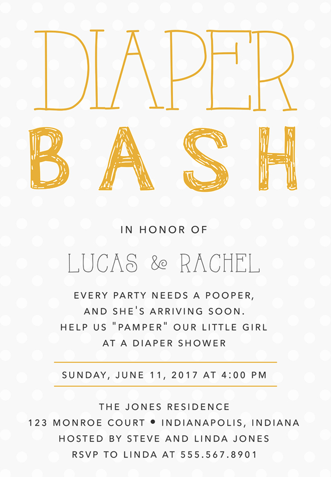 Diaper Party Invitation Wording Inspirational Baby Shower and Diaper Party Invitation Wording