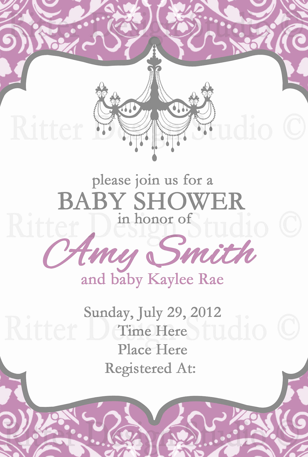 Diaper Shower Invitation Wording Lovely Elegant Baby Shower Invitation by Ritterdesignstudio On Etsy