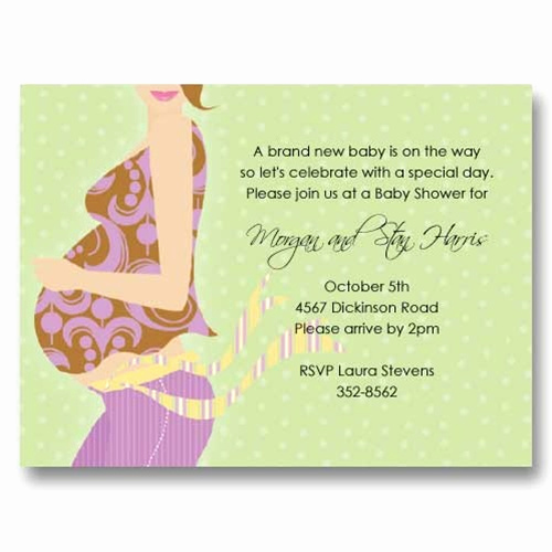 Diaper Shower Invitation Wording New Baby Glow Baby Shower Invitations