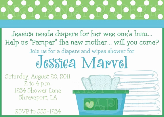 Diapers and Wipes Shower Invitation Unique 17 Best Images About Diaper and Wipe Party Ideas On