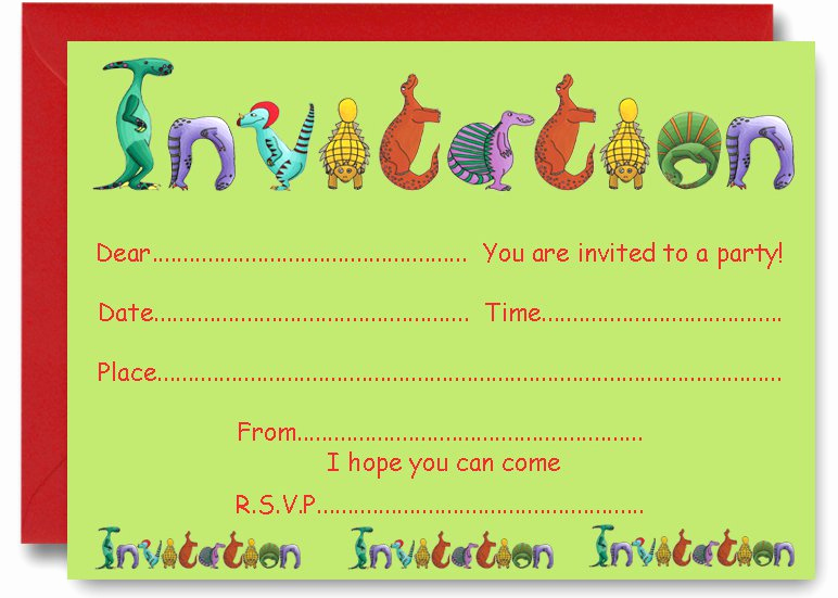 Dinosaur Birthday Invitation Template Inspirational Dinosaur Birthday Invitation Templates