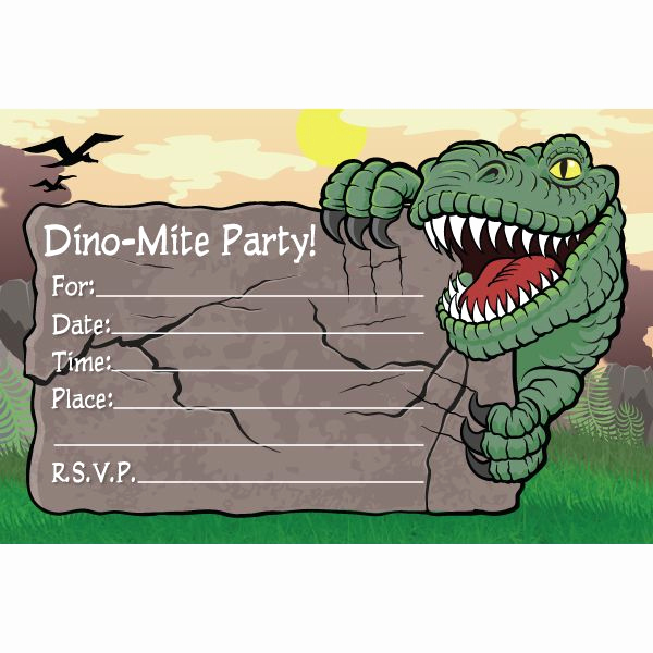 Dinosaur Birthday Invitation Template Inspirational Dinosaur Birthday Invitations Personalized