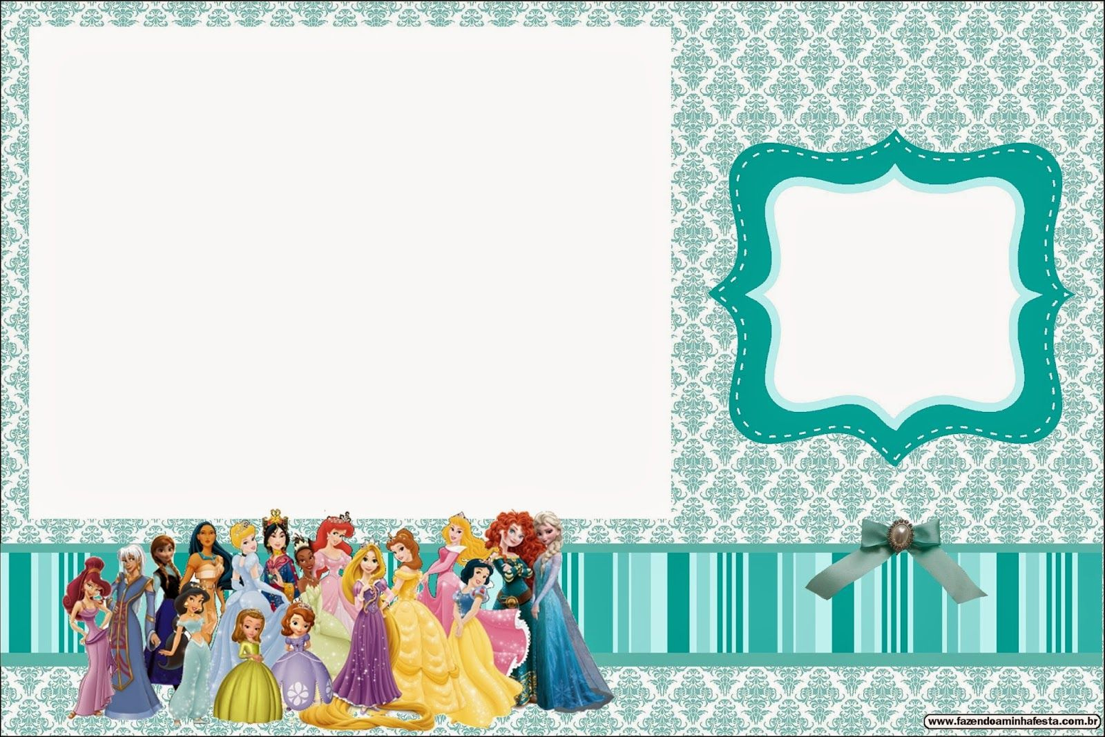 Disney Princess Invitation Template Beautiful All Disney Princess Free Printable Invitations