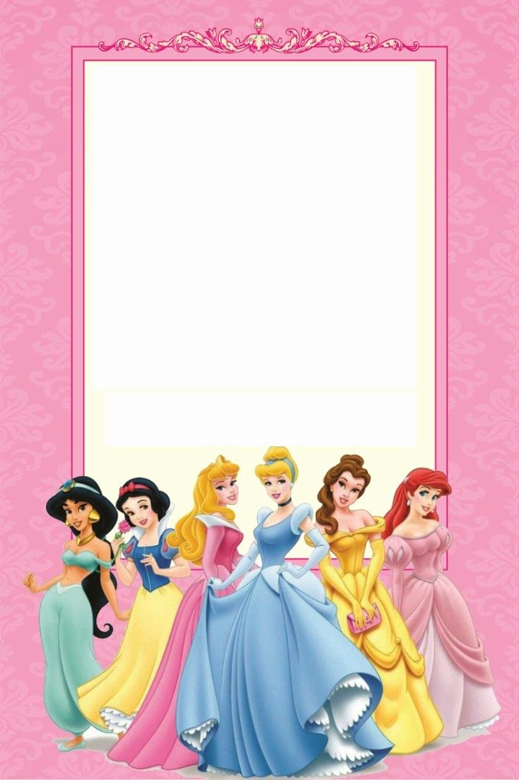 Disney Princess Invitation Template Fresh Free Printable Disney Princess Ticket Invitation Template