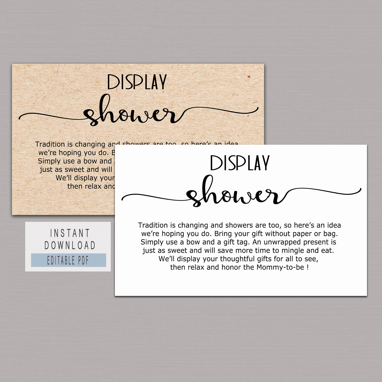 Display Shower Invitation Wording Unique Display Shower Card Display Shower Insert Display Shower