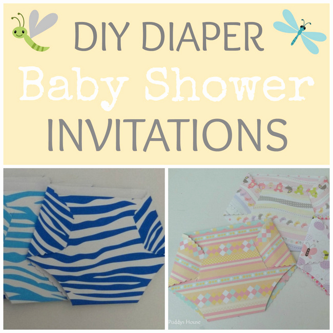 Diy Baby Shower Invitation Kits Awesome Baby Shower Diaper Invitation – Puddy S House