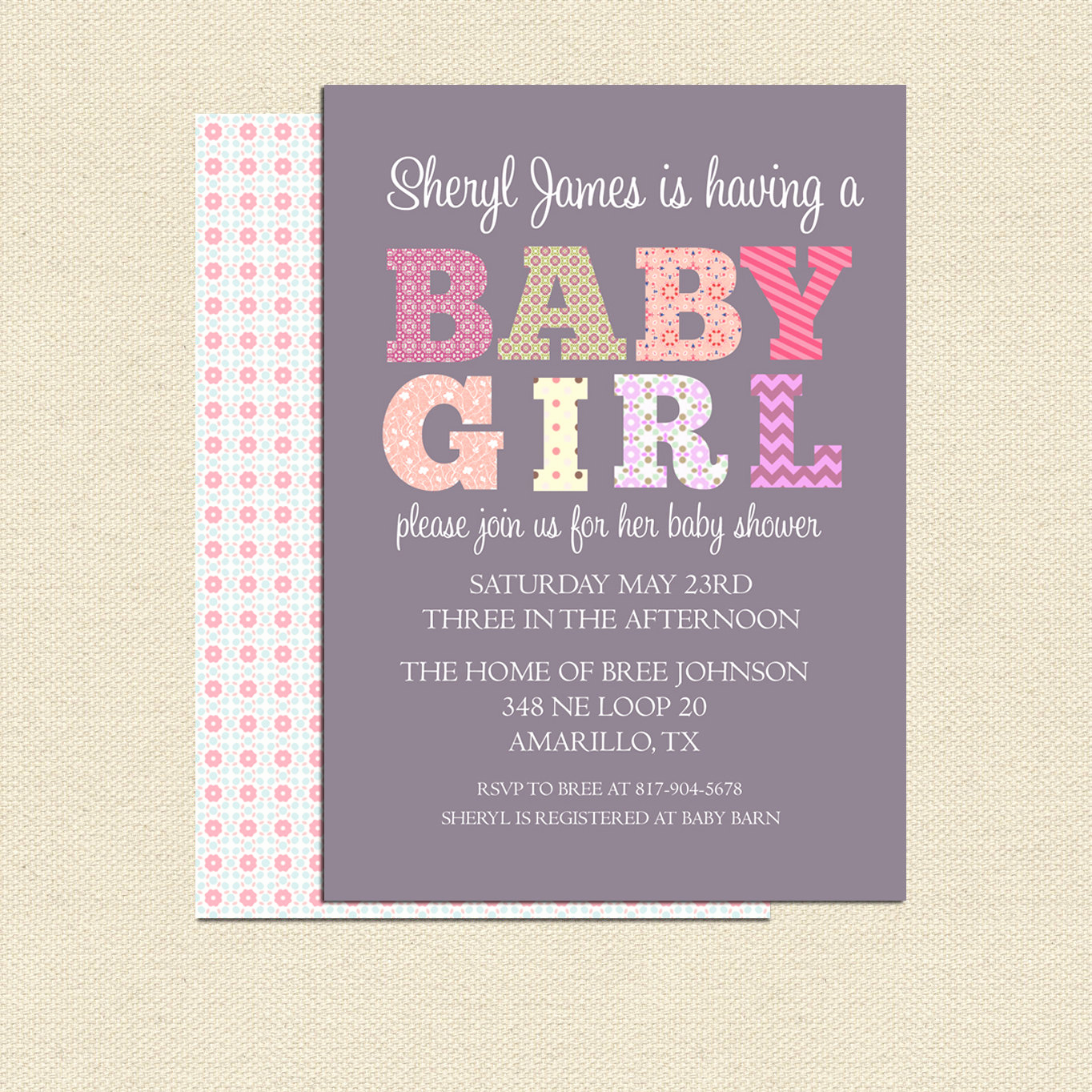 Diy Baby Shower Invitation Kits New Diy Printable Baby Shower Invitation for Girl No 2