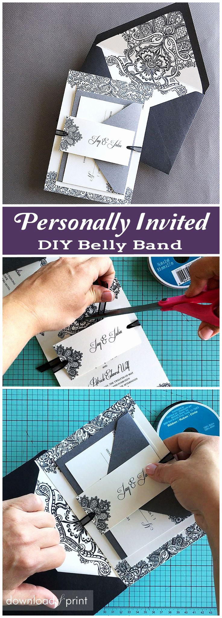 Diy Wedding Invitation Belly Band Inspirational 25 Best Ideas About Belly Bands On Pinterest