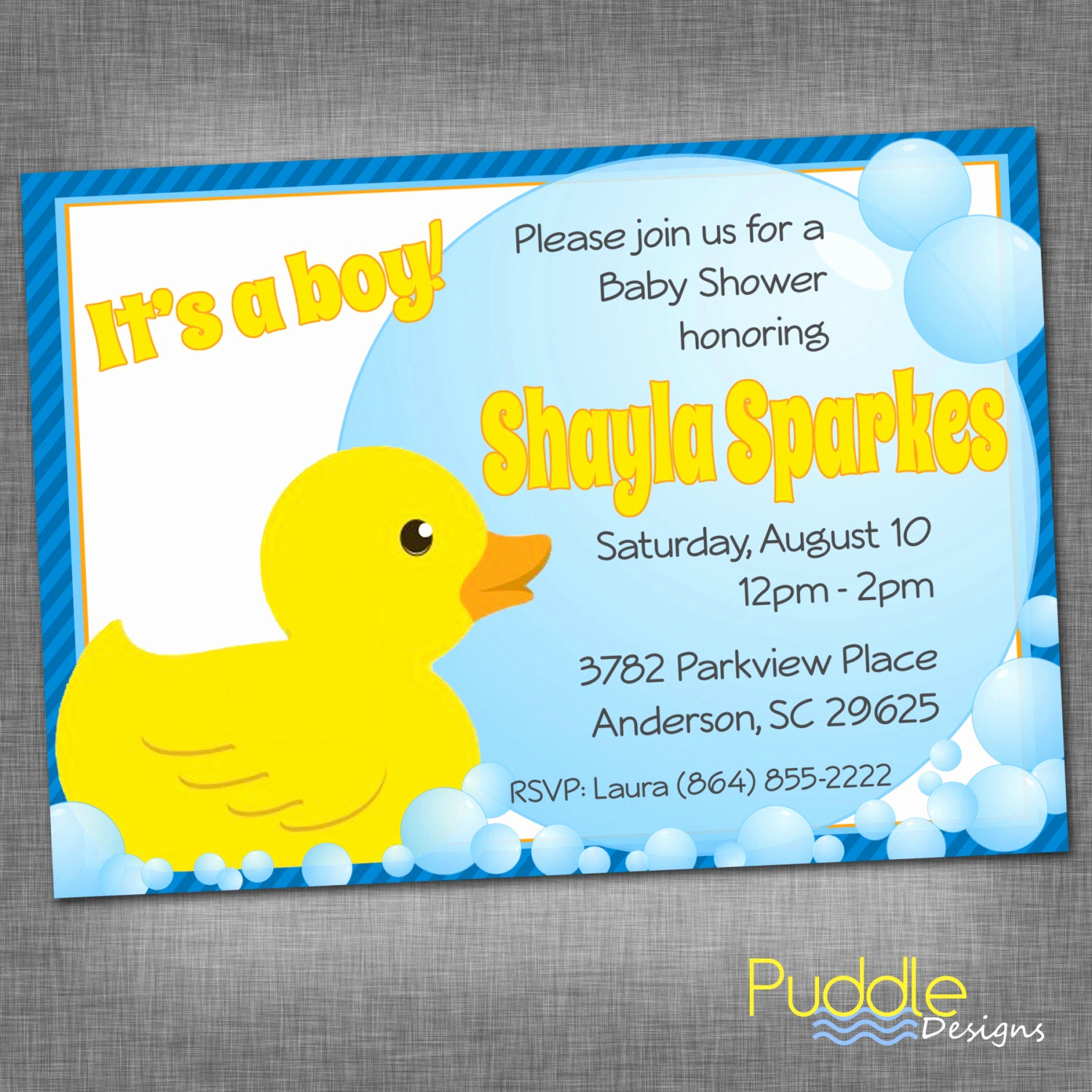 Duck Baby Shower Invitation Templates Luxury Rubber Ducky Baby Shower Invitation
