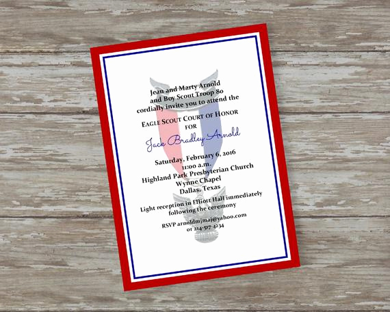 Eagle Scout Invitation Wording Awesome Eagle Scout Court Of Honor Invitations by Itsallaboutthecards