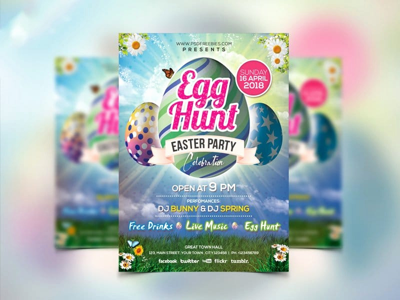 Easter Invitation Template Free Fresh Best Free Flyer Templates Psd Css Author