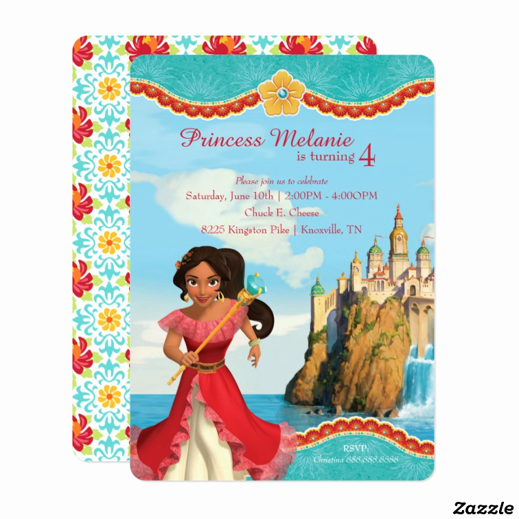 Elena Of Avalor Invitation Template Inspirational Elena Of Avalor Birthday Card