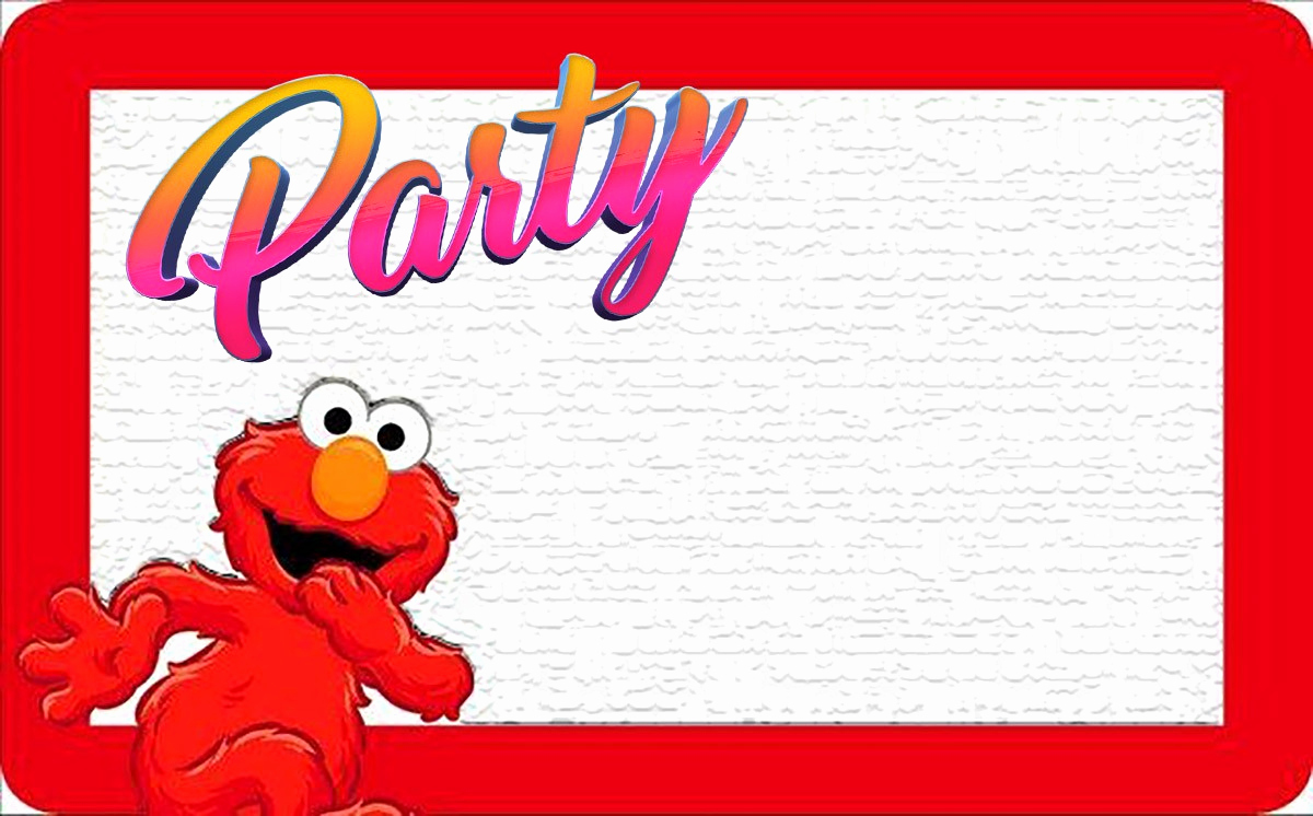 Elmo Invitation Template Free New Free Printable Elmo Invitation Templates