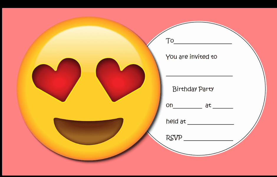 Emoji Birthday Invitation Template Free Unique Throw the Ultimate Emoji Party