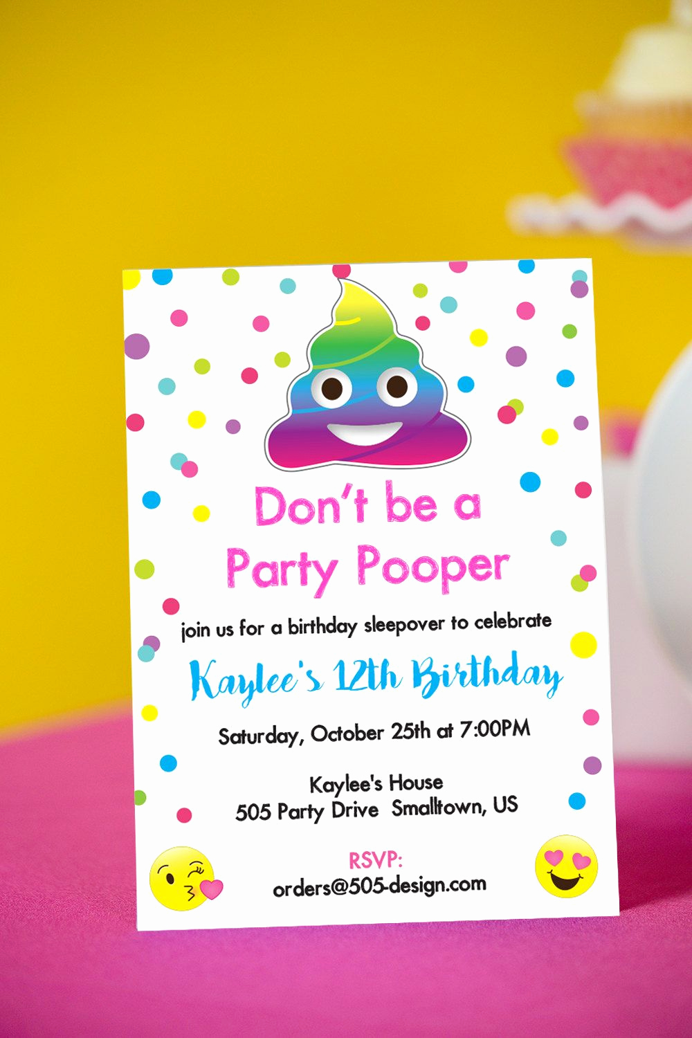 Emoji Invitation Template Free Beautiful Free Printable Emoji Party Invitations Emoji Invitation