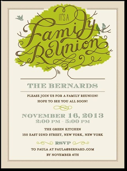 Family Reunion Invitation Templates Free Fresh 25 Best Ideas About Family Reunion Invitations On