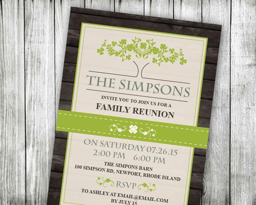 Family Reunion Invitation Wording Inspirational Family Reunion Invitation Lime Summer Picnic Invitations