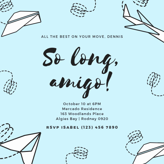 Farewell Party Invitation Wording Lovely Customize 2 882 Farewell Party Invitation Templates