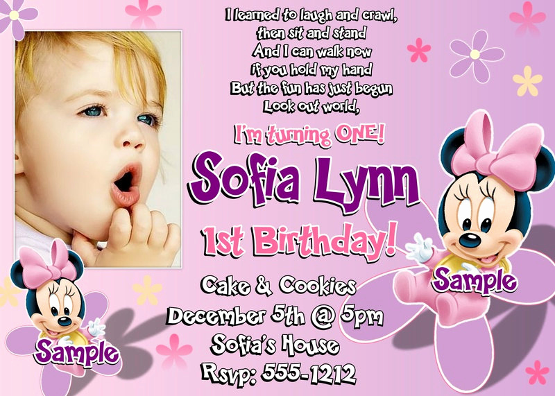First Birthday Invitation Ideas Awesome 1st Birthday Invitation Wording and Party Ideas – Free
