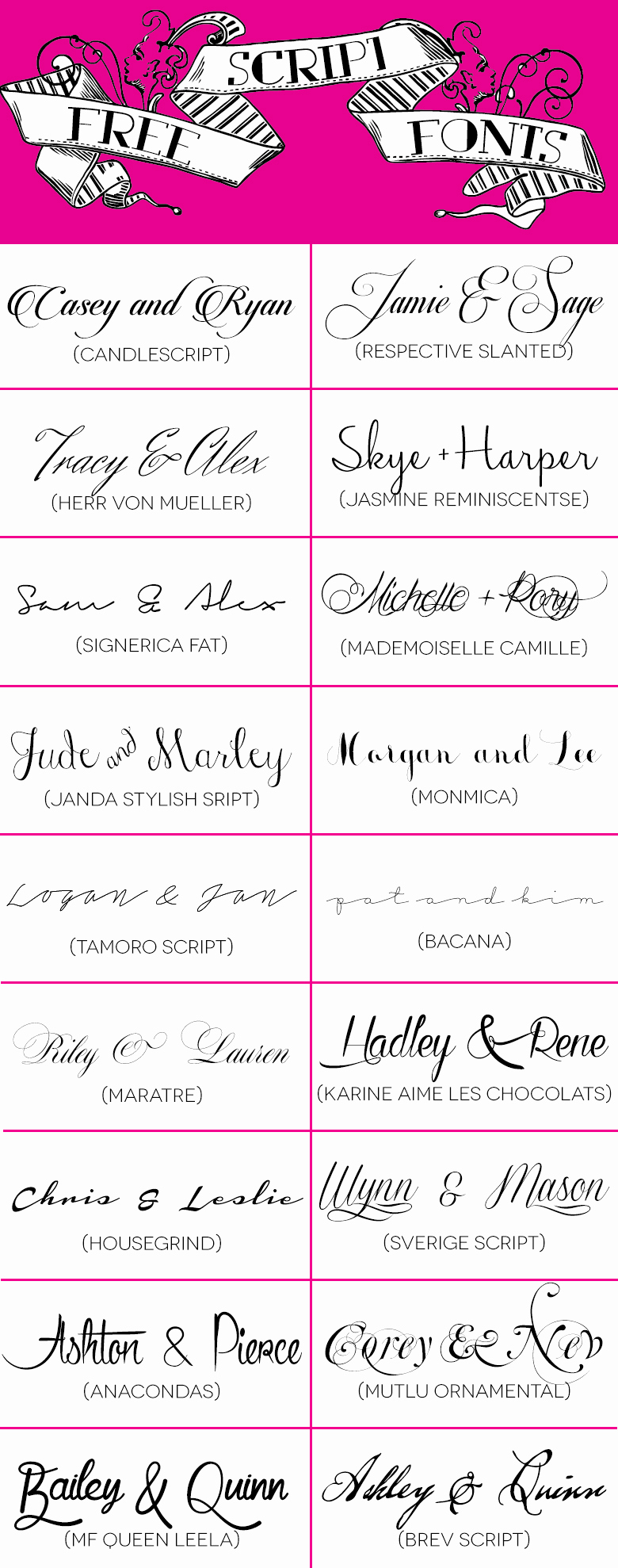 Fonts for Wedding Invitation Envelopes Inspirational 18 Free Script Fonts for Your Diy Wedding Invitations
