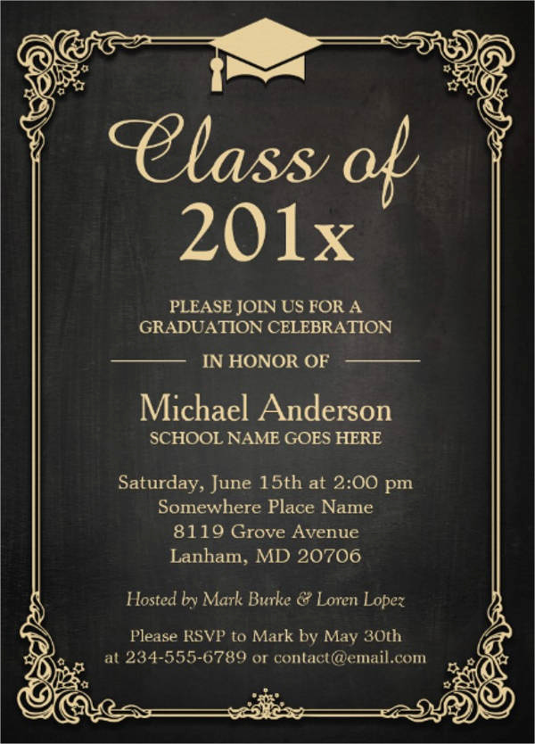 Formal Graduation Invitation Wording Luxury 27 formal Invitation Templates