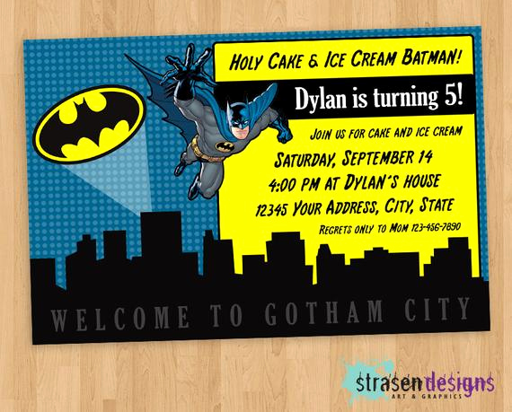 Free Batman Invitation Template Awesome 40th Birthday Ideas Batman Birthday Invitation Templates Free