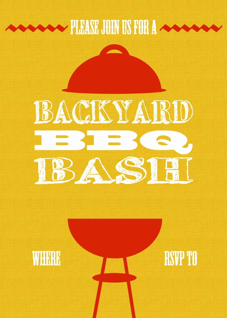 Free Bbq Invitation Template Lovely Diy Printable Backyard Bbq Bash Invite