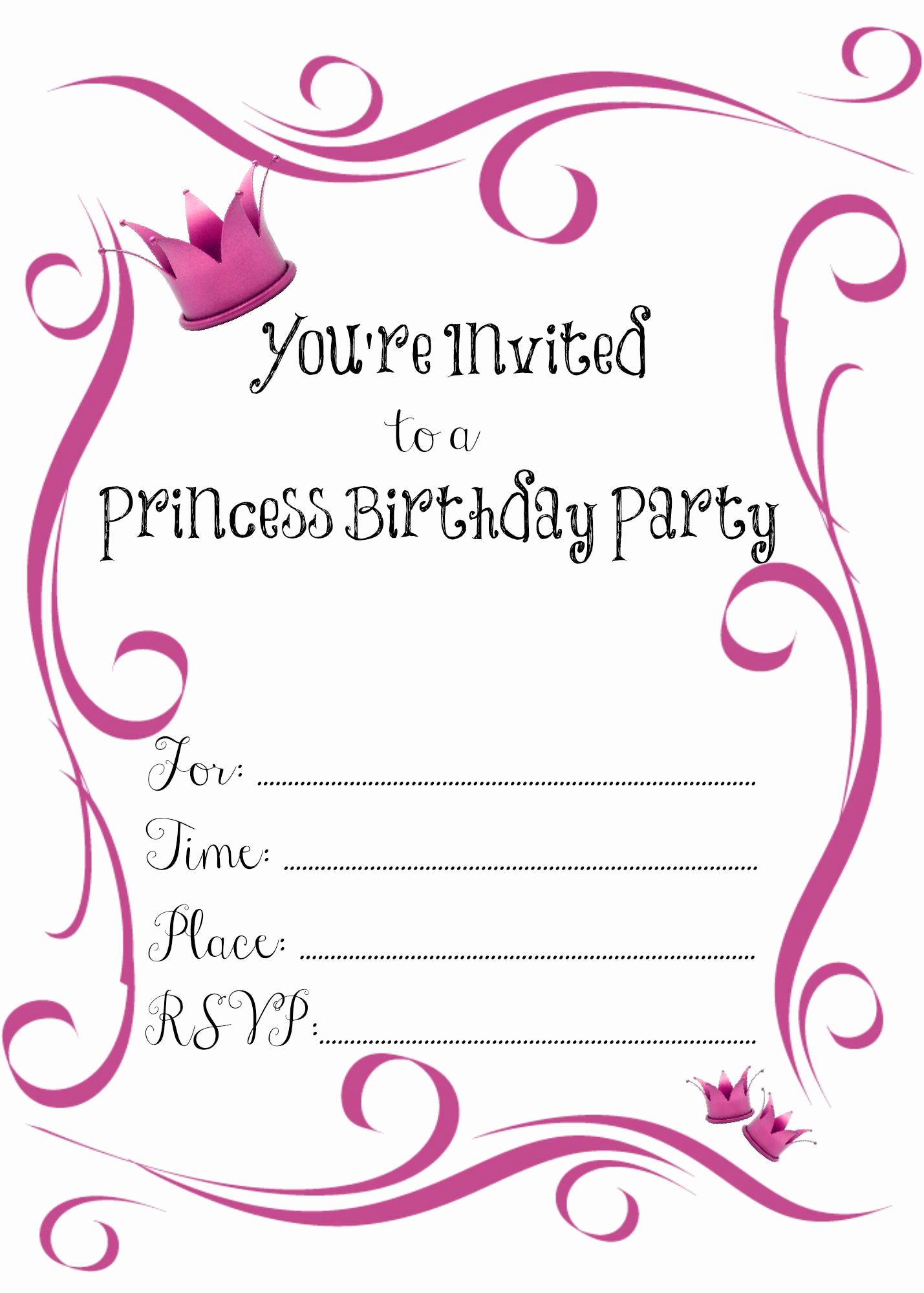 Free Birthday Party Invitation Templates Lovely 21 Kids Birthday Invitation Wording that We Can Make