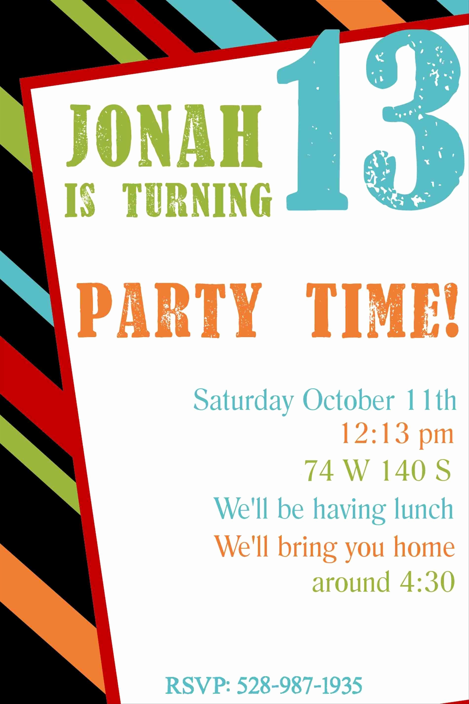Free Birthday Party Invitation Templates Unique Full Size Of Template Free Printable Kids Birthday Party