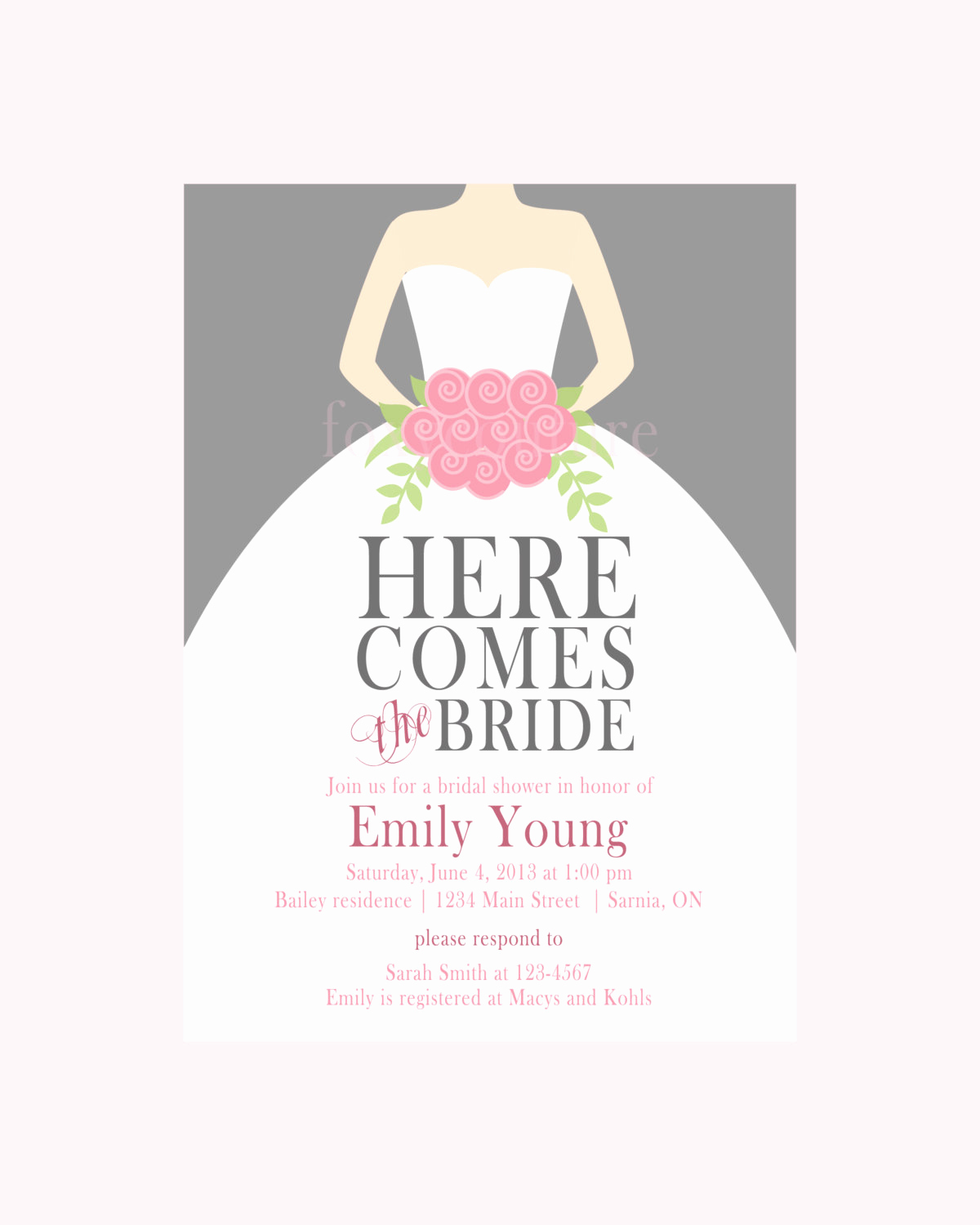 Free Bridal Shower Invitation Printables Beautiful Bridal Shower Invitation Templates