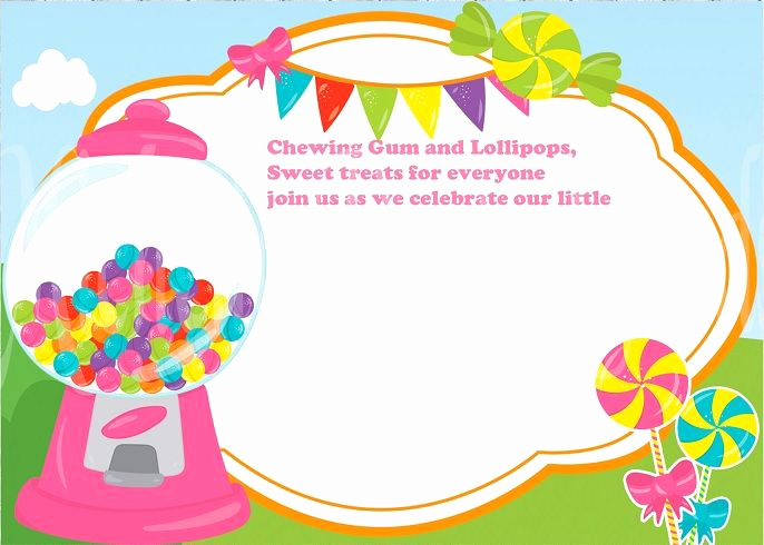 Free Candyland Invitation Template Fresh 61 Best Images About Tema &quot;candy Land&quot; On Pinterest