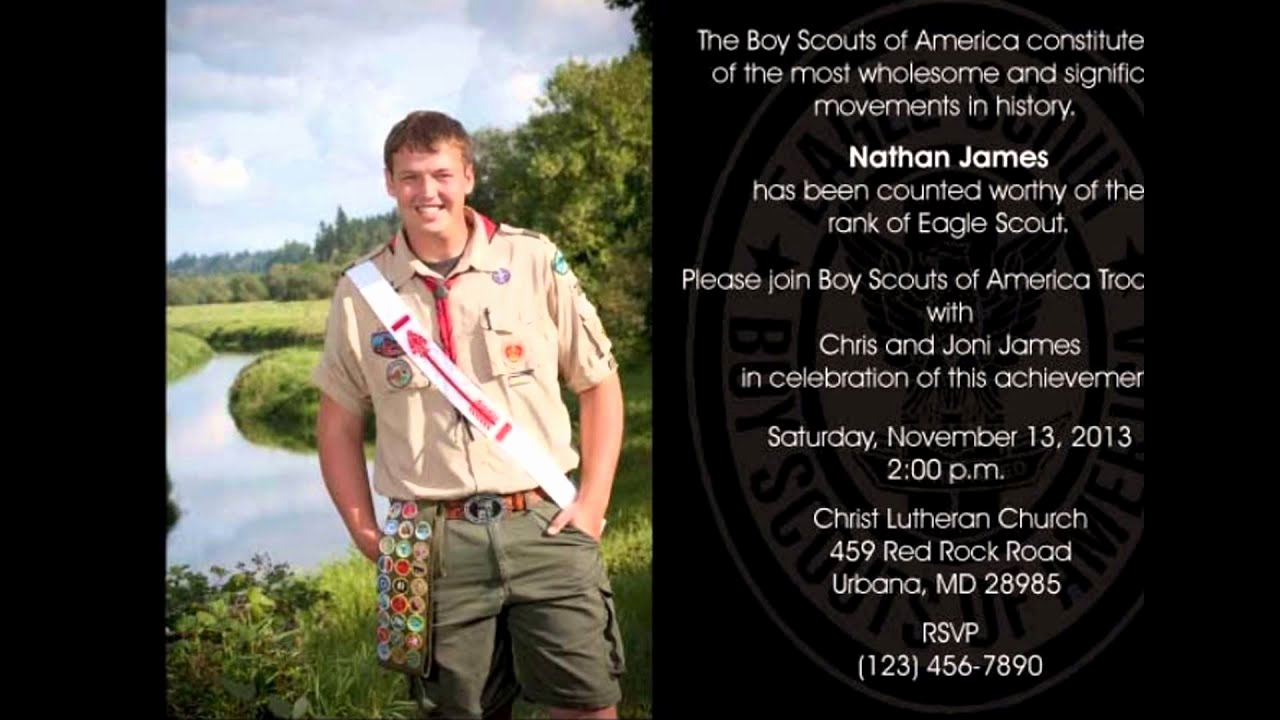 Free Eagle Scout Invitation Template New Eagle Scout Invitations Template Free