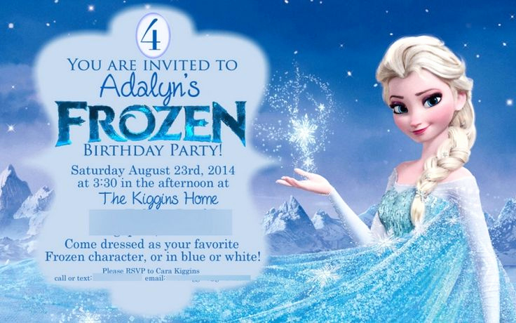 Free Frozen Invitation Template Lovely 25 Best Ideas About Free Frozen Invitations On Pinterest