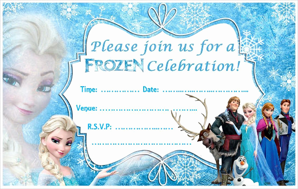 Free Frozen Invitation Template Luxury 24 Heartwarming Frozen Birthday Invitations