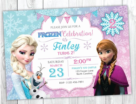 Free Frozen Invitation Templates Awesome Frozen Birthday Invitation Printable Frozen Birthday