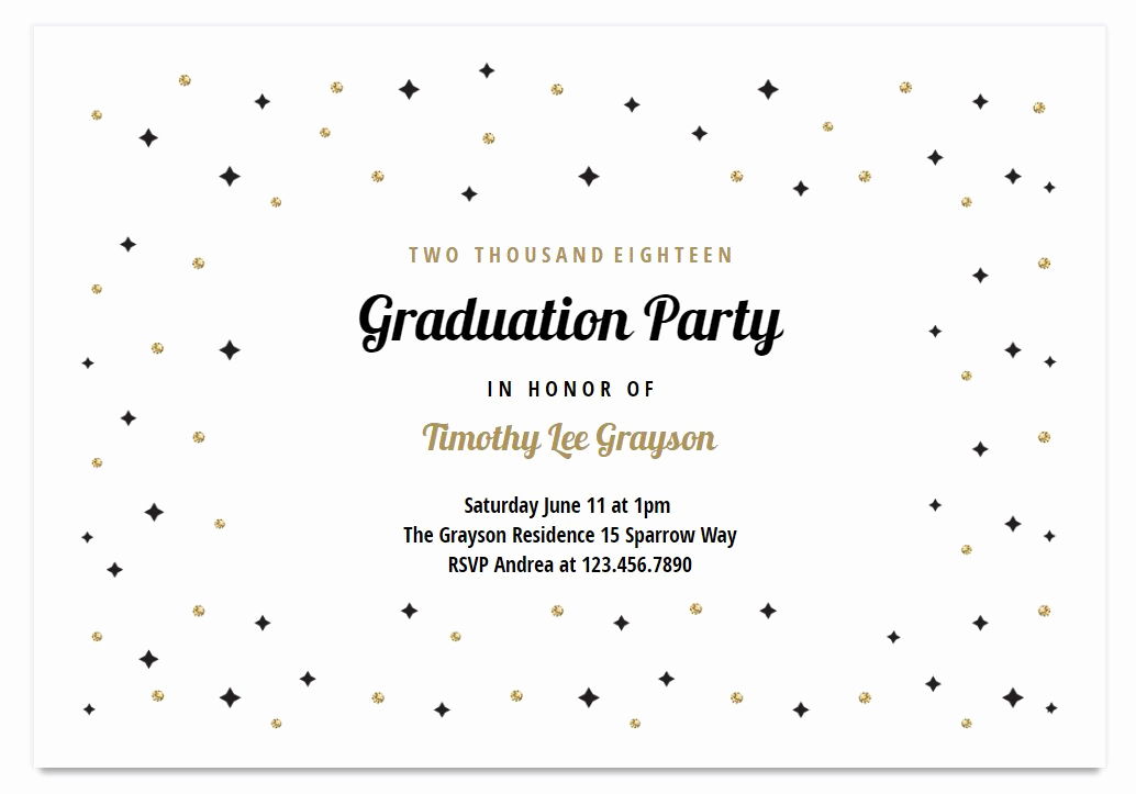 Free Grad Party Invitation Templates Elegant 7 Free Printable Graduation Invitations Templates