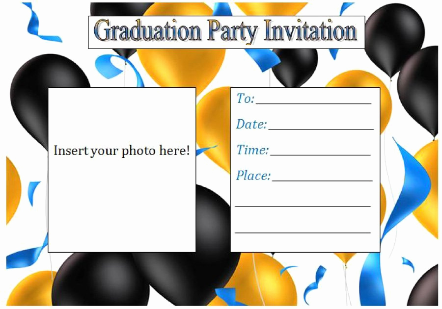 Free Graduation Party Invitation Template Awesome 40 Free Graduation Invitation Templates Template Lab