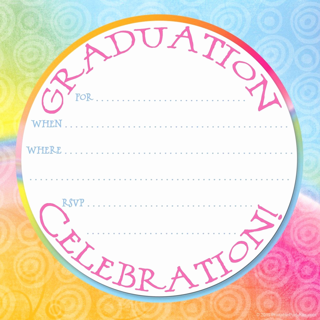 Free Graduation Party Invitation Template Lovely Free Printable Graduation Party Invitation Template