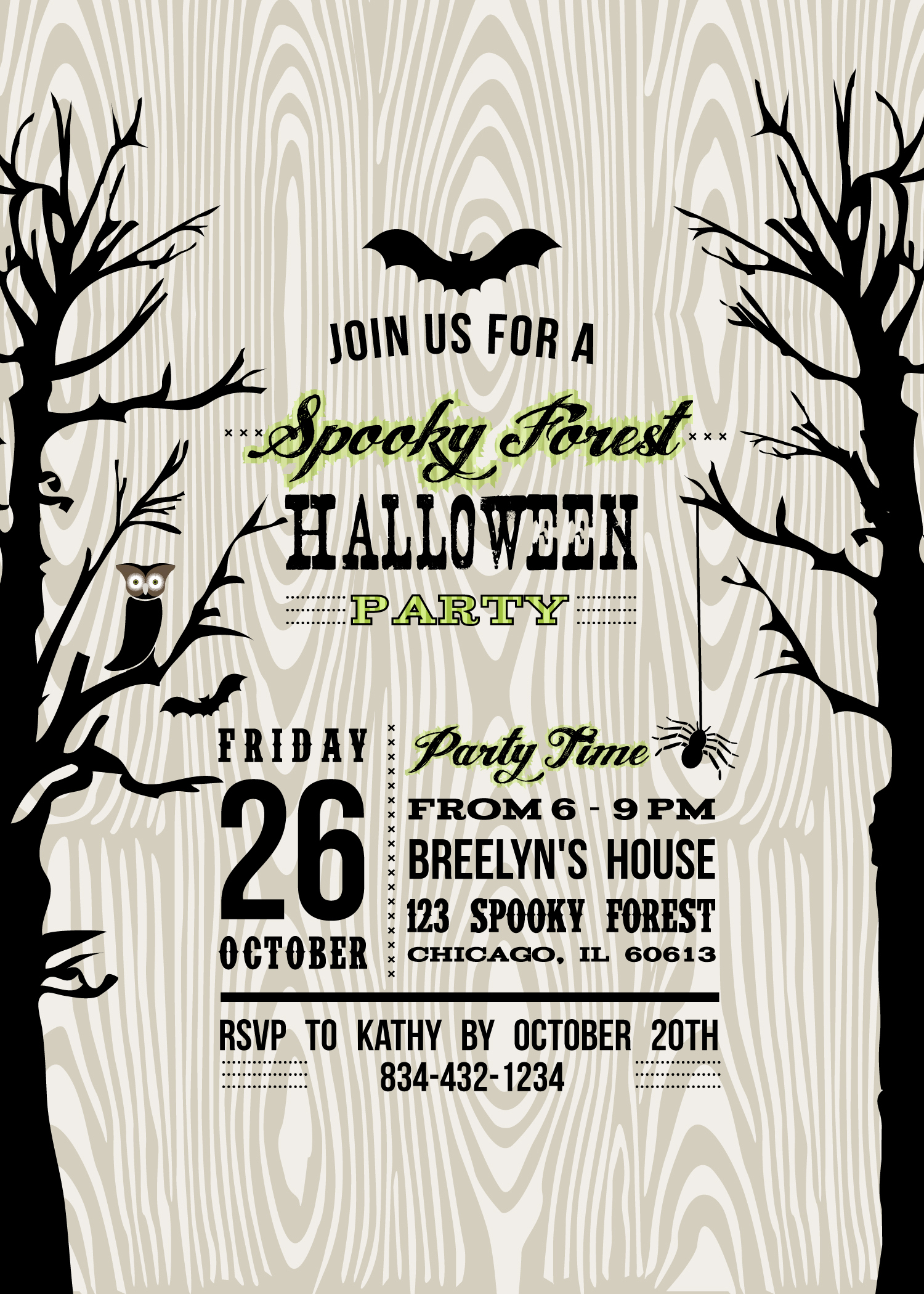 Free Halloween Invitation Templates Beautiful Lucas Halloween Party 2012 anders Ruff Custom Designs Llc