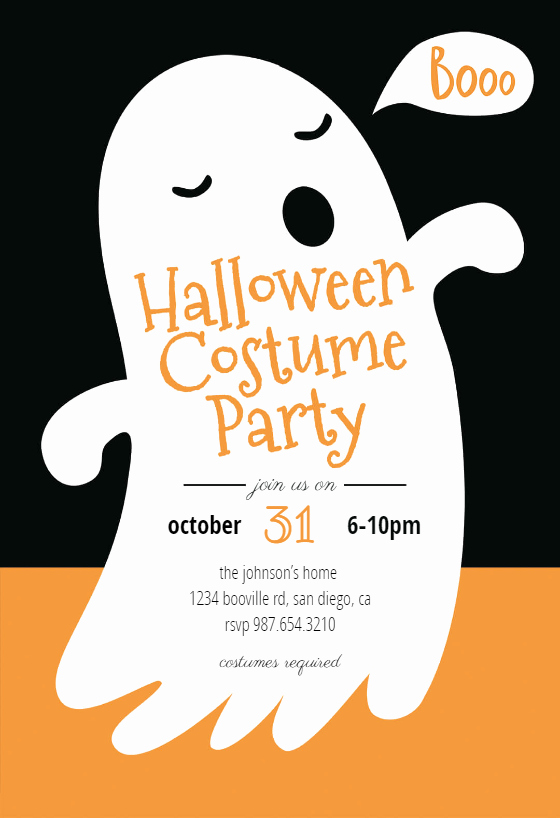 Free Halloween Invitation Templates Printable New Boos Halloween Party Invitation Template Free